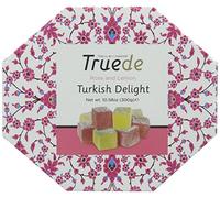 Truede Rose and Lemon Turkish Delight in a Hexagonal Box 300 g