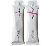 TrueFuels High Performance Sports Energy Gels With Carbohydrates & Electrolytes - Endurance Fuel For Sustained Energy - 40g Carbs with 0.25g or 1g Salt - Informed Sport (2 Pack, Neutral (Variety))