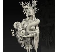 TRUEGRIS 1/10 Ancient Female Warrior Bust Resin Model Kit Unpainted and Unassembled //J8D2xT3