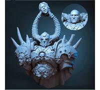 TRUEGRIS 1/10 Ancient Female Warrior Resin Bust Model Kit Unpainted and Unassembled Resin Soldier Model //d1v4J9