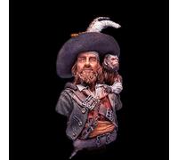 TRUEGRIS 1/10 Ancient Pirate Soldier Resin Soldier Bust Model Kit Unpainted Unassembled Figure Resin Model Kit //G9w7L6