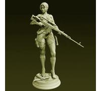 TRUEGRIS 1/18 Sci-Fi Agent Female Warrior Resin Model Kit Unpainted and Unassembled Resin Soldier Model //l7b4J8