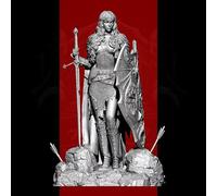TRUEGRIS 1/24 Ancient Female Warrior Resin Model Kit Unpainted and Unassembled //b9r6J3
