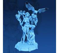 TRUEGRIS 1/24 Ancient Female Warrior Resin Model Kit Unpainted and Unassembled //j9X7J5