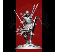TRUEGRIS 1/24 Ancient Hell Warrior Resin Model Kit Unpainted and Unassembled Resin Model //t7q4J8