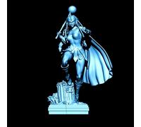 TRUEGRIS 1/24 Sci-Fi Agent Female Warrior Resin Model Kit Unpainted and Unassembled //b9r7J10