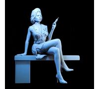 TRUEGRIS 1/24 Sci-Fi Agent Female Warrior Resin Model Kit Unpainted and Unassembled //b9r7J13