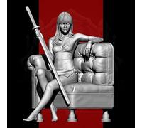 TRUEGRIS 1/24 Sci-Fi Agent Female Warrior Resin Model Kit Unpainted and Unassembled //b9r7J7