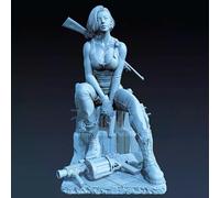 TRUEGRIS 1/24 Sci-Fi Agent Female Warrior Resin Model Kit Unpainted and Unassembled Resin Soldier Model //l7b5J3