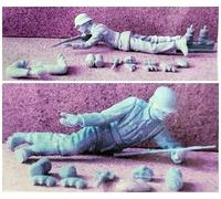 TRUEGRIS 1/35 Resin Model Kit of WWII German Soldiers Unpainted and Unassembled (2 Figures) //T8I6J14