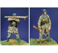 TRUEGRIS 1/35 Resin Model Kit of WWII German Soldiers Unpainted and Unassembled (2 Figures) //T8I6J70