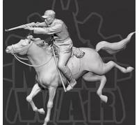TRUEGRIS 1/35 scale WWII Chinese cavalry resin model unassembled and unpainted (with horse) //q8D3J1
