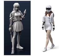 TRUEGRIS 1/35 Sci-Fi Agent Female Soldier Resin Model Kit Unpainted and Unassembled (2 figures) //T8O7J13