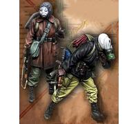 TRUEGRIS 1/35 Sci-Fi Biological Warrior Soldier Resin Model Kit, Unpainted and Unassembled (2 figures) //l7L2J3