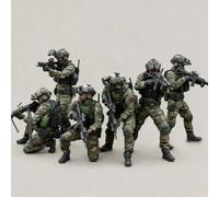 TRUEGRIS 1/35 US Commando Soldier Resin Model Kit Unpainted and Unassembled Resin Model (6 people) // l8X6J4