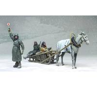 TRUEGRIS 1/35 WWII German Cavalry Resin Model Kit Unpainted and Unassembled (with Horse) //V3j7c3