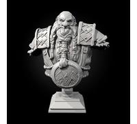 TRUEGRIS 70mm Ancient European Samurai Resin Soldier Bust Model Kit Unpainted Unassembled Figure Resin Model Kit //G8w5L7