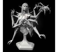 TRUEGRIS 90mm Ancient Hell Female Warrior Resin Soldier Bust Model Kit Unpainted Unassembled Figure Resin Model Kit //G8w5L3