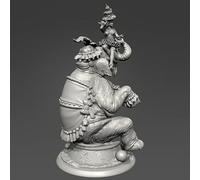 TRUEGRIS H115mm Elephant Performing a Show Resin Soldier Model kit Unpainted and unassembled Resin Model kit //J9o4L2