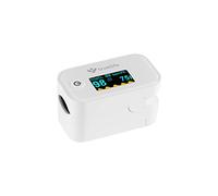 TrueLife Oximeter X3 Pulse oximeter for measuring blood hemoglobin oxygen saturation, heart rate, and perfusion index, 6 display modes, heart rate beep, audible alert, case and strap included
