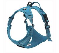 Truelove Adjustable No-Pull Dog Harness Reflective Vest, Blue, M