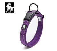 Truelove Air Mesh Padded Dog Collar Soft Reflective Adjustable Strong XS-2XL UK