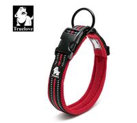 Truelove Air Mesh Padded Dog Collar Soft Reflective Adjustable Strong XS-2XL UK