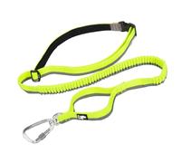 Truelove Bungee Dog Lead Hands Free Leash Adjustable Elastic Shock Absorbing Long Cord TLL2271 (M, Neon Yellow)