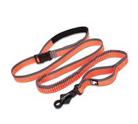 Truelove Bungee Dog Lead Hands Free Leash Adjustable Elastic Shock Absorbing Long Cord TLL2271 (M, Orange)