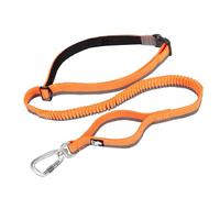 Truelove Bungee Dog Lead Hands Free Leash Adjustable Elastic Shock Absorbing Long Cord TLL2271(L, Orange)