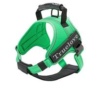 TrueLove Dog Harness No-pull Reflective Stitching Ensure Night Visibility, Outdoor Adventure Big Dog Harness Perfect Match Puppy Vest TLH5753 Now Available in 6 Colors 6 Sizes(Grass Green,M)