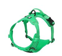 TrueLove Dog Harness TLH5651 No-pull Reflective Stitching Ensure Night Visibility, Outdoor Adventure Big Dog Harness Perfect Match Puppy Vest Now Available (Grass Green,S)