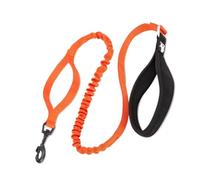TrueLove Pet Leash Elastic Resiatant To Pull For Big Medium Small Dog Accessories Supplies Nylon Yarn Webbing TLL2281(Orange,M)