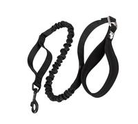 TrueLove Pet Leash Elastic Resiatant To Pull For Big Medium Small Dog Accessories Supplies Nylon Yarn Webbing TLL2281(Black,S)