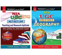 Trueman's UGC NET/SLET General Paper I+Geography (set of 2 books)