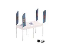 Truescale Miniatures Mini GT 1:64 Paddock Service Tent Set Martini Racing MGTAC16