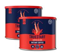 TrueStart Barista Grade Super Blend Strong Instant Coffee - (2 x 500g) Premium Freeze-Dried Coffee Granules, Mycotoxin-Free, Antioxidant Rich, Strong & Smooth with 100% Full Flavour