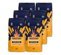 TrueStart Coffee Beans Smooth Energising Colombian 1kg (6 Pack) - Mycotoxin-Free Ground Coffee, Smooth & Sweet Medium Roast Fresh Espresso Beans, Single Origin Columbian Arabica for Espresso Lovers