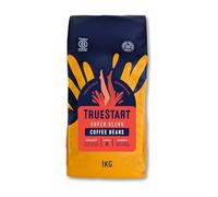 TrueStart Coffee Beans Super Blend Strong 1kg - Mycotoxin-Free Ground Coffee Beans with Notes of Roasted Nut and Dark Cocoa, Medium Roast, Ideal for Espresso Lovers