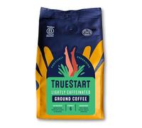 TrueStart Ground Coffee - Lightly Caffeinated - 100% Arabica, Medium Roast, Specialty Grade - Mycotoxin-Free & Antioxidant Rich Half Caf Coffee Grounds for Cafetiere, Aeropress - 200g, 1 Pack