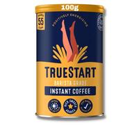 TrueStart Instant Coffee - Barista Grade Smooth Original, Medium Roast, Full Flavour Premium Freeze Dried - 100% Colombian Arabica - Mycotoxin-Free & Antioxidant Rich Coffee - 100g, 1 Pack, 55 Cups
