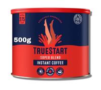 TrueStart Instant Coffee - Barista Grade Super Blend Strong, Dark Roast, Full Flavour Premium Freeze Dried - 100% Brazilian Arabica - Mycotoxin-Free & Antioxidant Rich Coffee - 500g, 1 Pack, 275 Cups