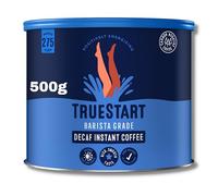 TrueStart Instant Coffee, Decaf, 500g, 1 Pack, 275 Cups | Barista Grade, Medium Roast, Full Flavour Premium Freeze Dried - 100% Brazilian Arabica - Mycotoxin-Free & Antioxidant Rich