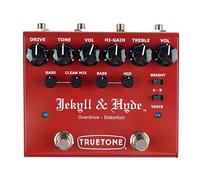Truetone V3JH - Jekyll and Hyde - Overdrive-Distortion guitar pedal V3JH,Red