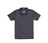 TRUEWERK Men's EDO Work Polo Shirt - Tech Performance Collared Shirt, Dark Heathered Grey, Large