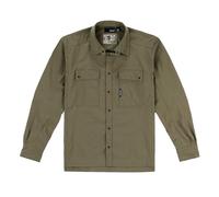 TRUEWERK Men's Long Sleeve Cloud Work Shirt - Button Down, Lightweight, Fast-Drying, Breathable, and SPF Shirts, Olive, Large