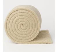 Truewool® 100% British Sheep Wool Loft Insulation Roll - Breathable, Moisture-Regulating & Non-Toxic - Helps Reduce Condensation and Mould Risk - for Homes & Vans, 400mm x 75mm x 8m