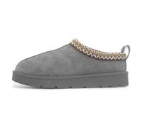 TRUFFLE Collection Chloe Womens Grey Clog Slipper