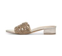 TRUFFLE Collection Harmony Womens Gold Mule Heel - Size 5 UK - Gold