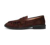 TRUFFLE Collection Lia Womens Chocolate Loafer - Size 4 UK - Brown
